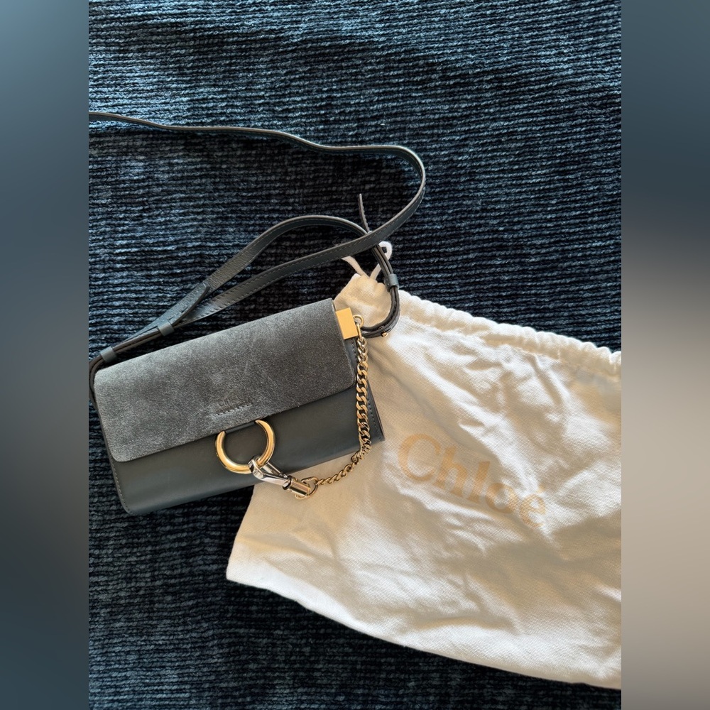 Chloé Mini Faye Crossbody Bag with Dustbag